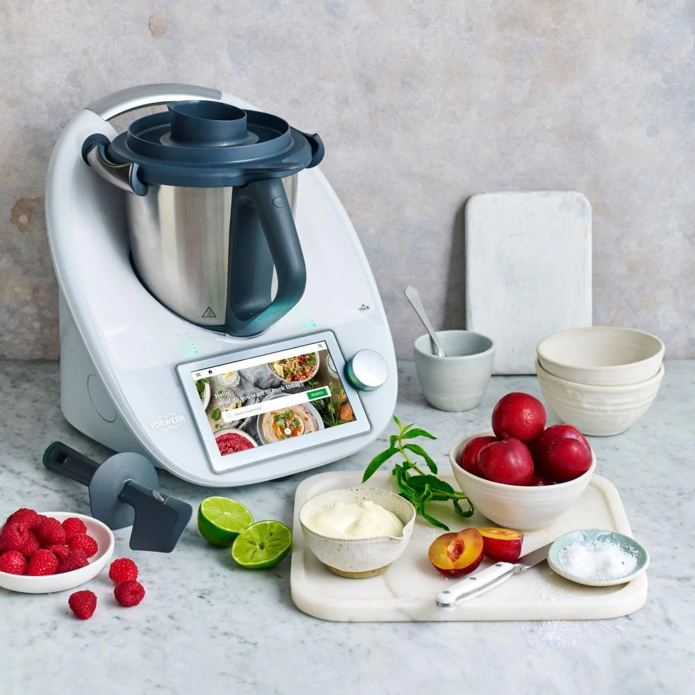 Thermomix TM7 with ingredients