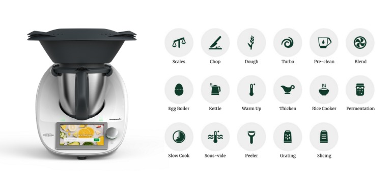 Thermomix TM7 on kitchen island